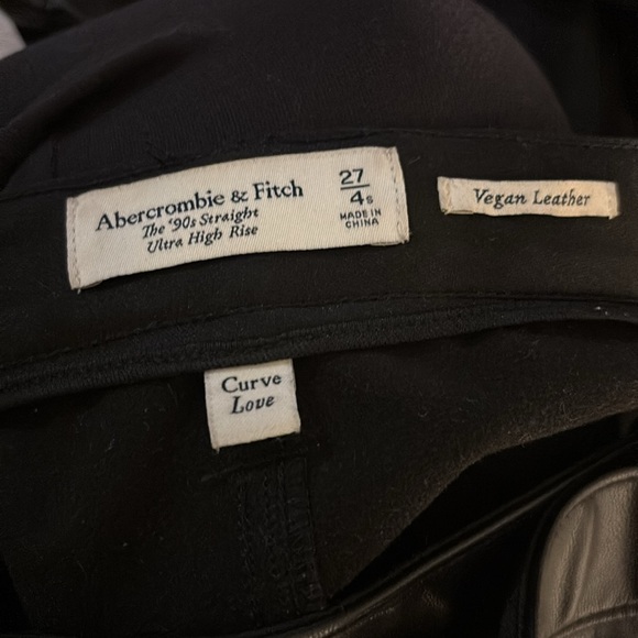 Abercrombie Leather Pants - Picture 3 of 3